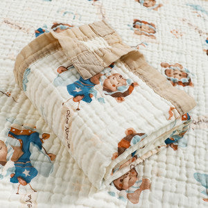Six-layer high-density gauze bath towel pure cotton soft and breathable