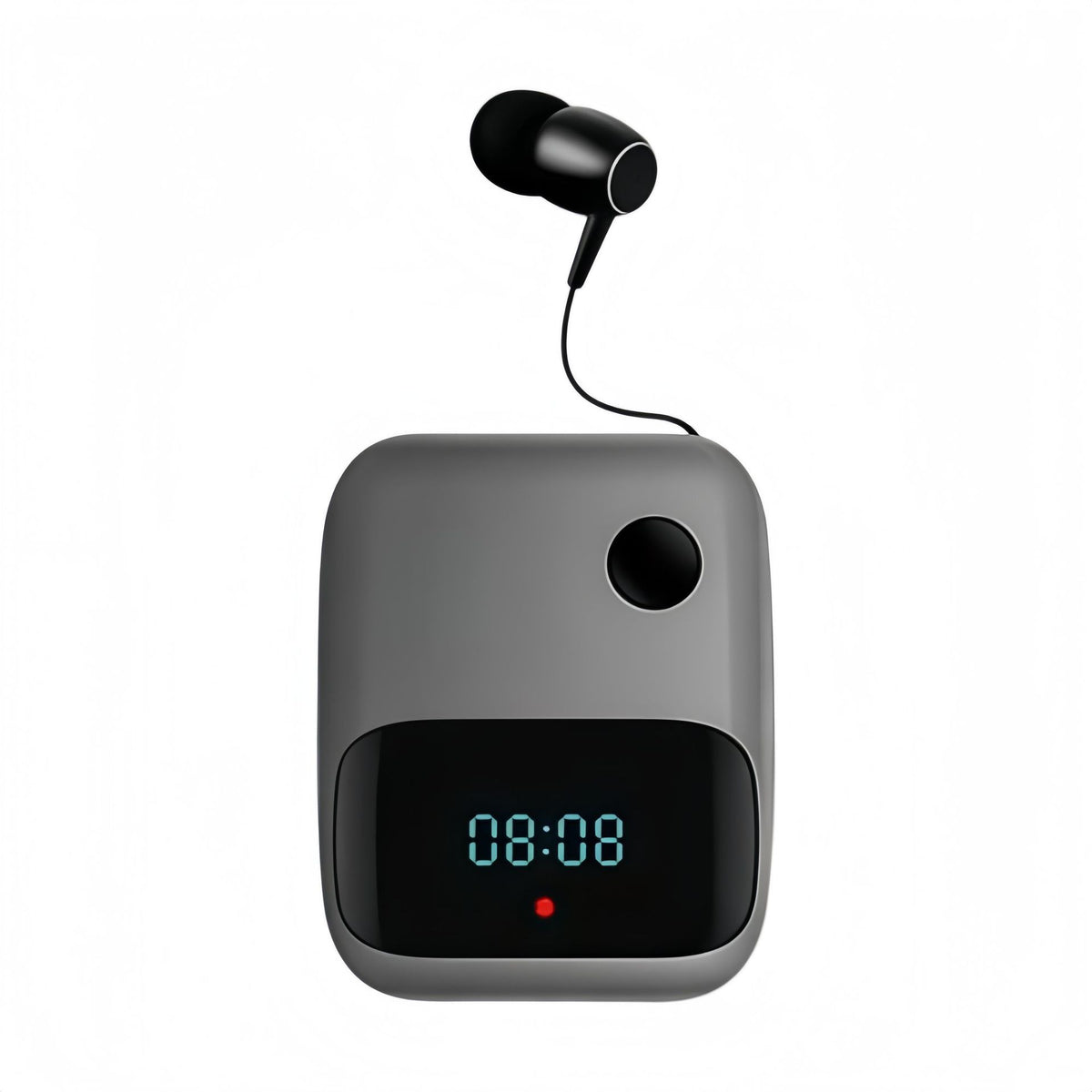 Telescopic cable collar Bluetooth headset single ear business