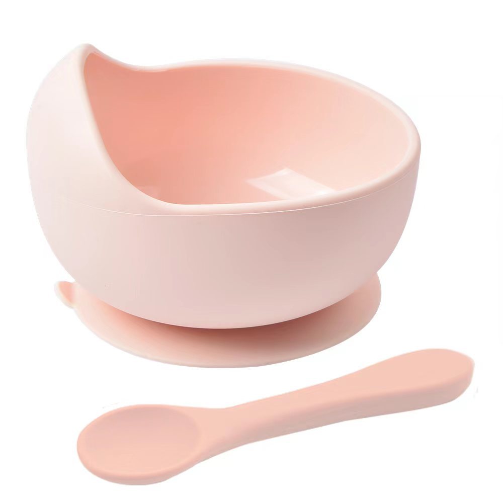 Children's complementary food bowl fork and spoon set feeding tableware