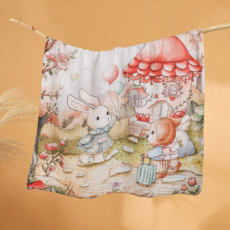 Cotton six-layer gauze pure cotton bath towel