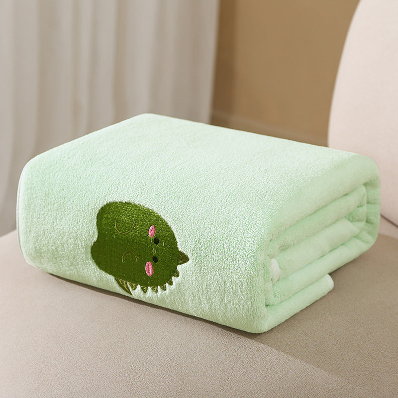 Baby bath towel Children's super soft absorbent bath quick-drying towel