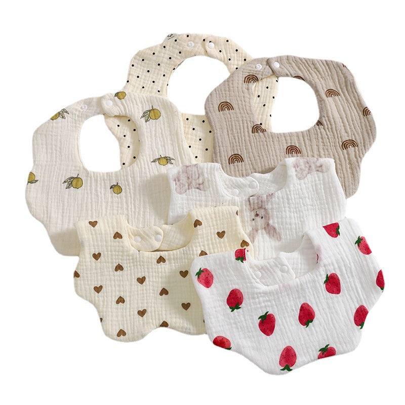 Children's cotton gauze saliva towel Baby mother and baby products