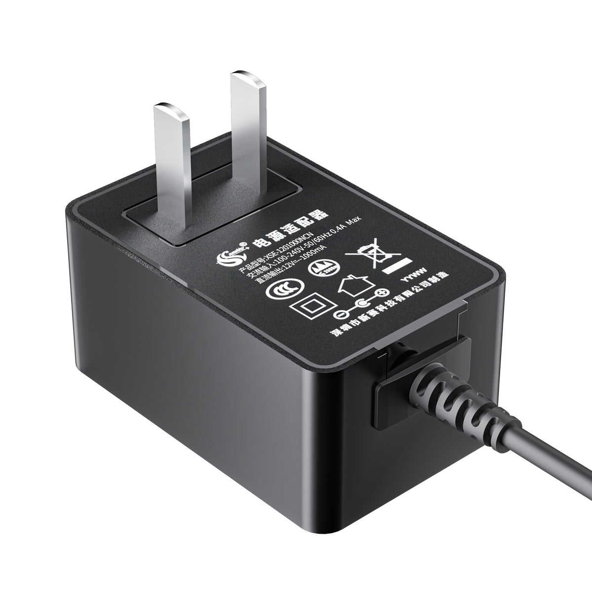 12V1A power adapter 3C certification