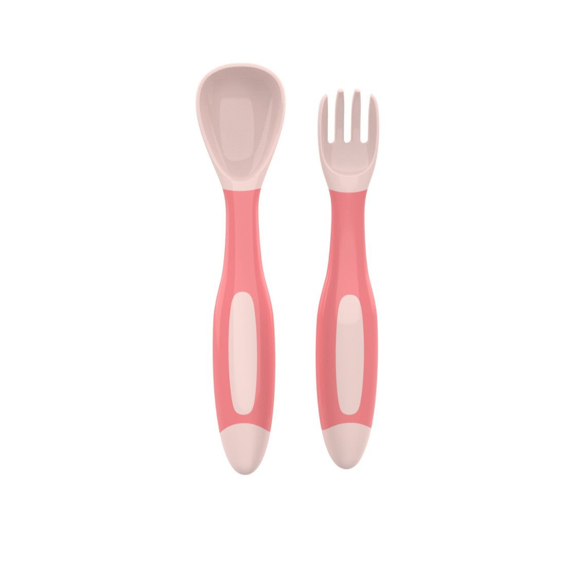 Children's twist fork and spoon set, portable