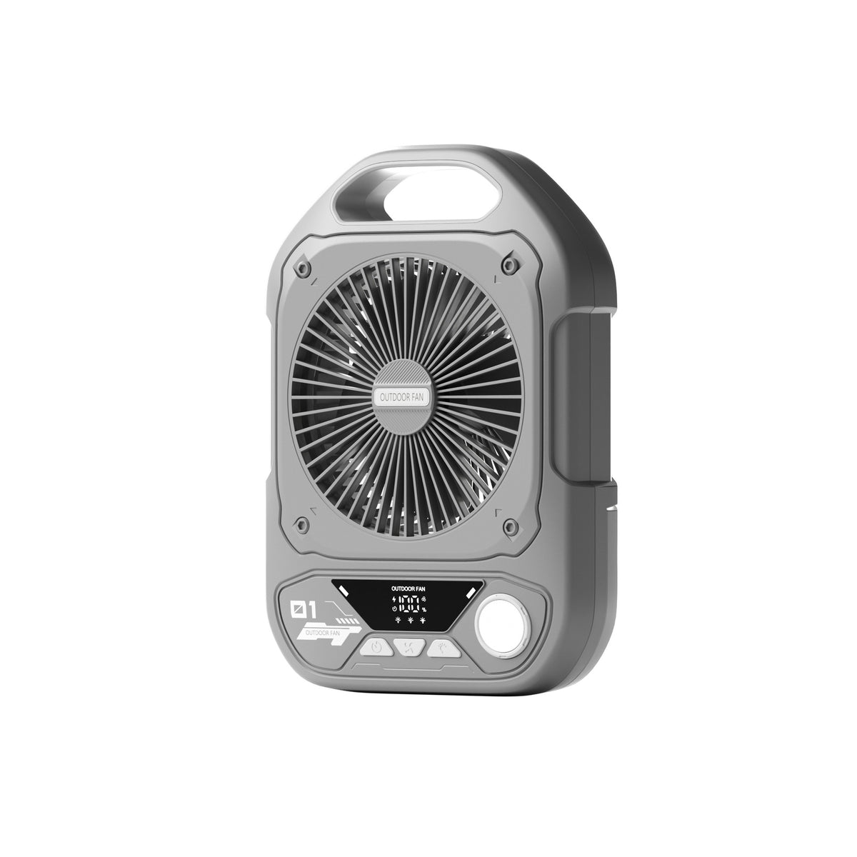 Outdoor fan camping portable folding charging fan
