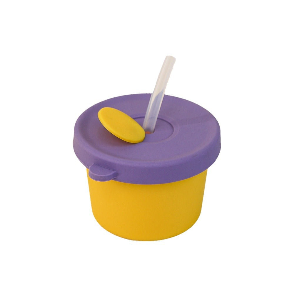 Sealed crisper food grade silicone bowl baby food box