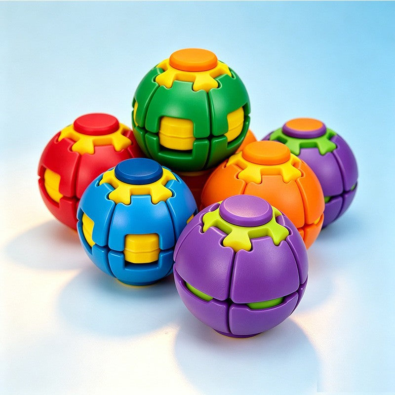 Press, rotate, decompress the ball, fingertip puzzle
