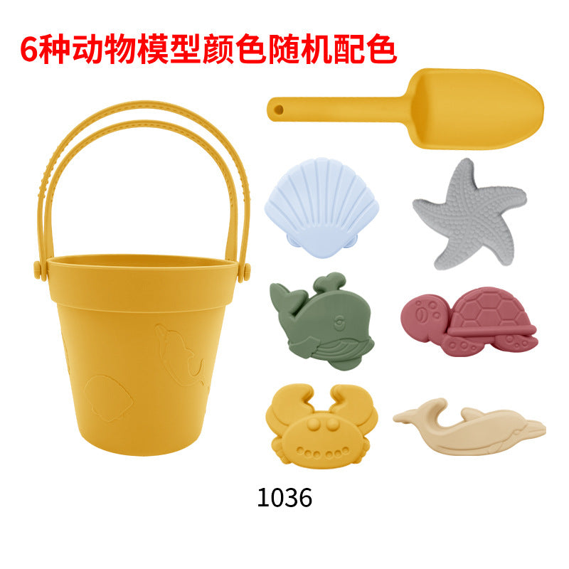 Children's silicone toy parent-child interaction tool set