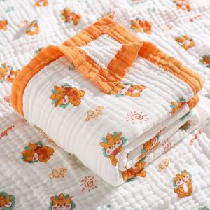 Six-layer high-density gauze bath towel pure cotton soft and breathable