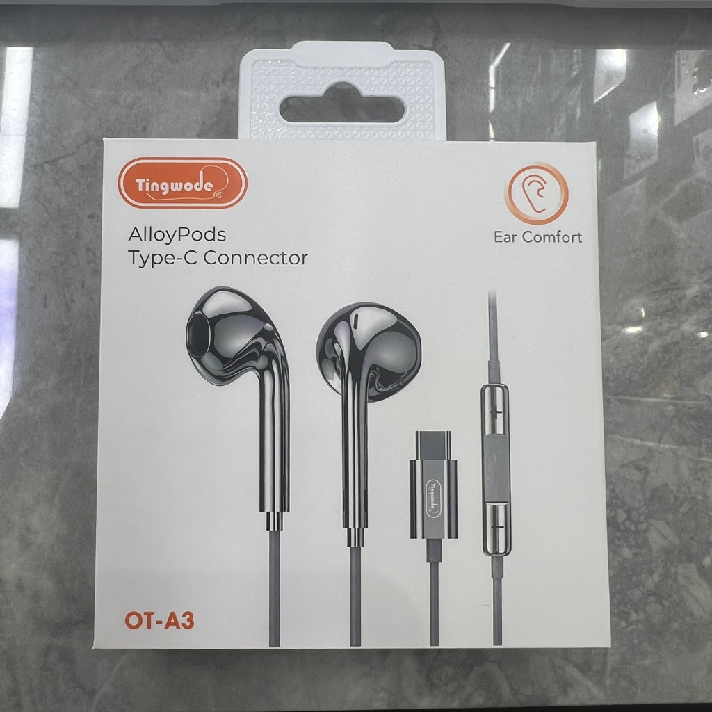 Type-c wired earphones high quality 3.5mm all applicable