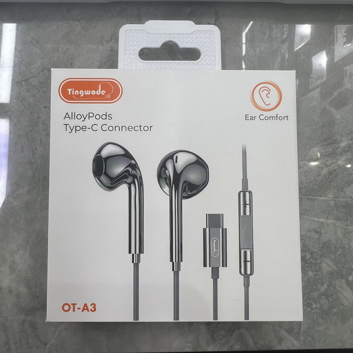 Type-c wired earphones high quality 3.5mm all applicable