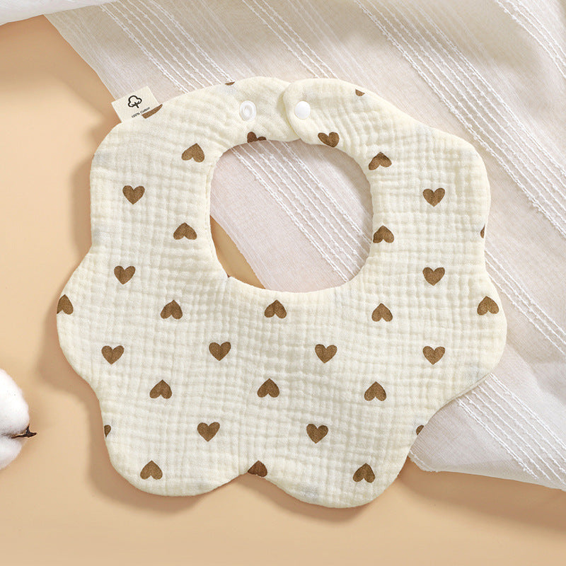 Children's cotton gauze saliva towel Baby mother and baby products