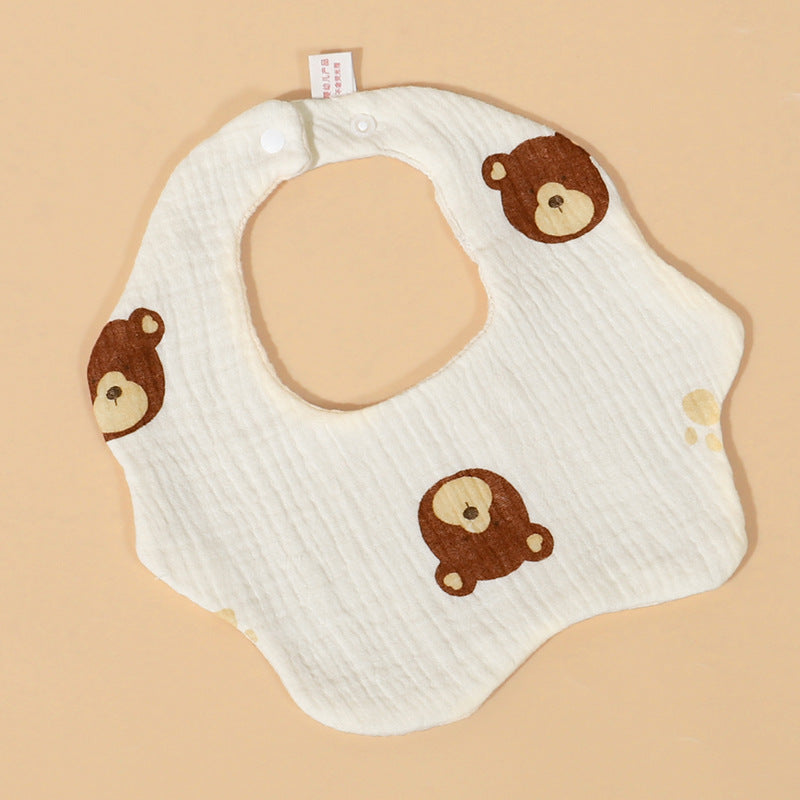 Children's cotton gauze saliva towel Baby mother and baby products