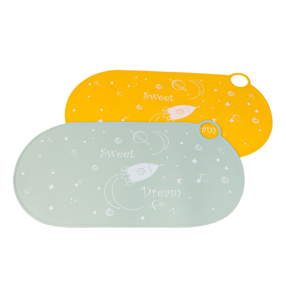 Anti-scalding table mat waterproof mat baby food grade silicone placemat