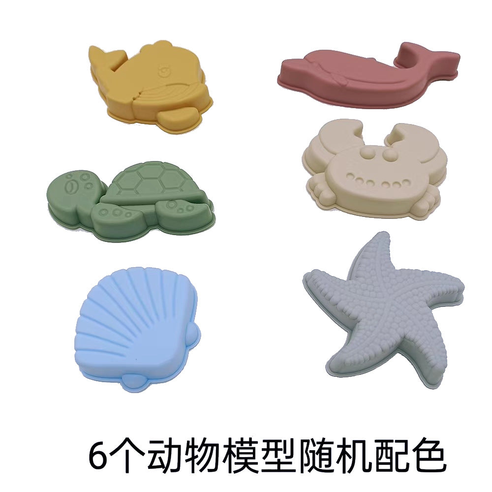 Children's silicone toy parent-child interaction tool set