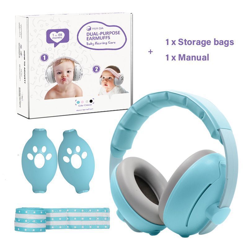 Baby soundproof earmuffs 0-3 years old noise canceling earphones