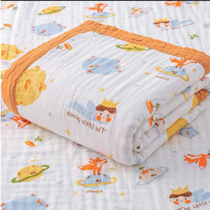 Six-layer high-density gauze bath towel pure cotton soft and breathable