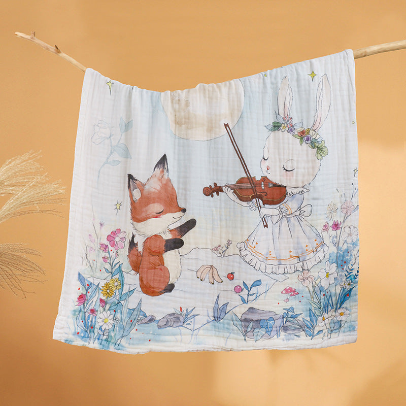Cotton six-layer gauze pure cotton bath towel