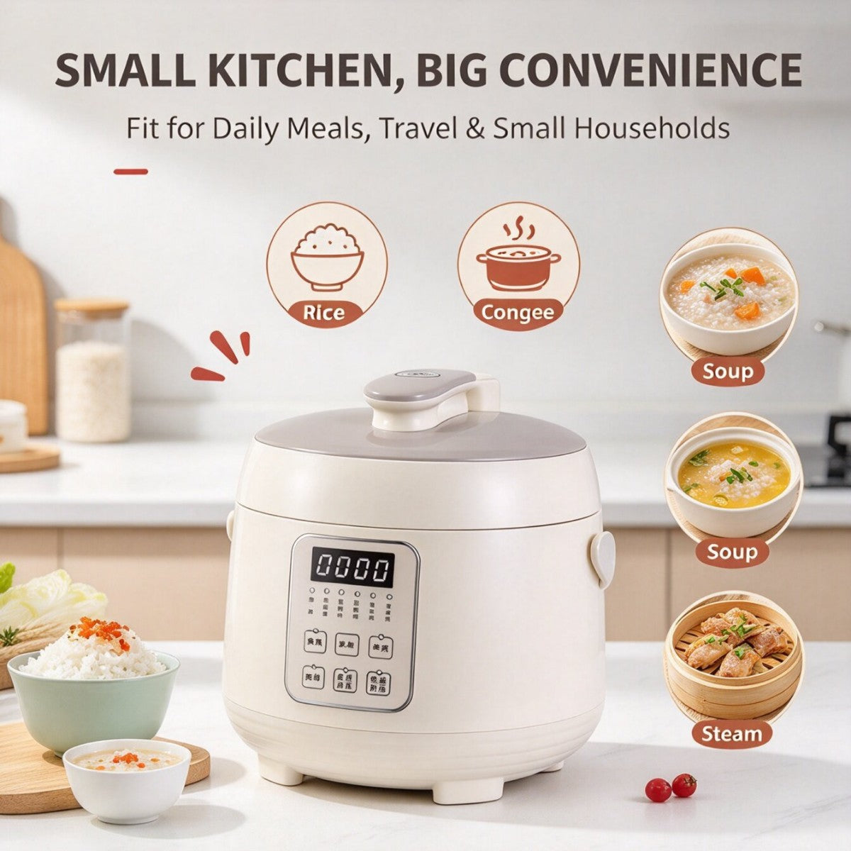 Electric pressure cooker spot 2L