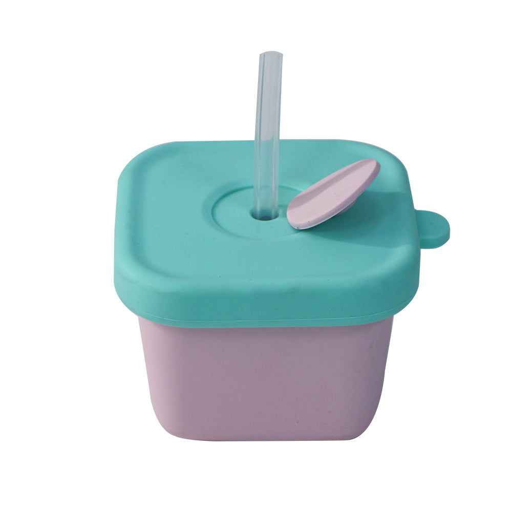 Sealed crisper food grade silicone bowl baby food box