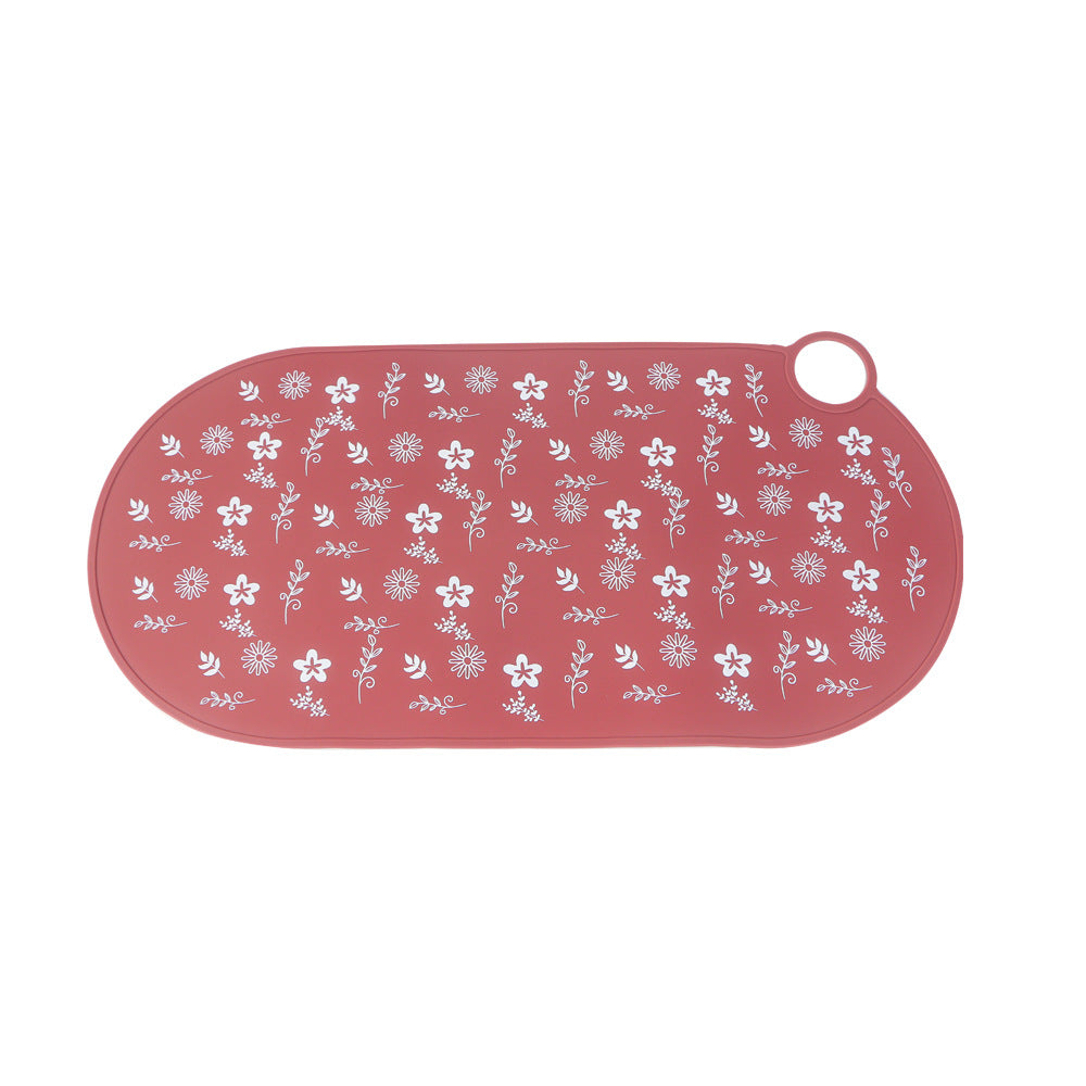 Anti-scalding table mat waterproof mat baby food grade silicone placemat