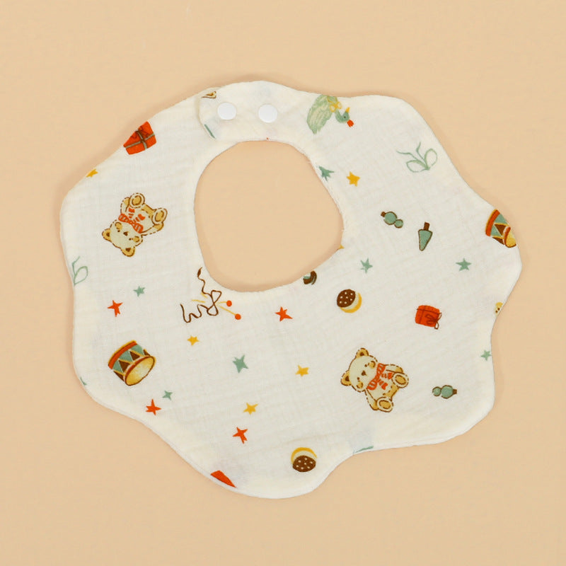 Children's cotton gauze saliva towel Baby mother and baby products