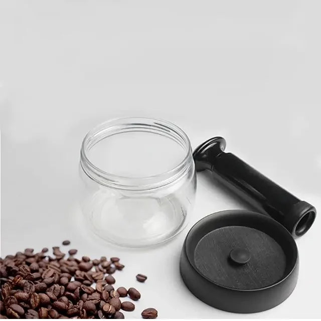 Pumpable Vacuum Clear Plastic Food Storage Jars Set with Airtight Lid