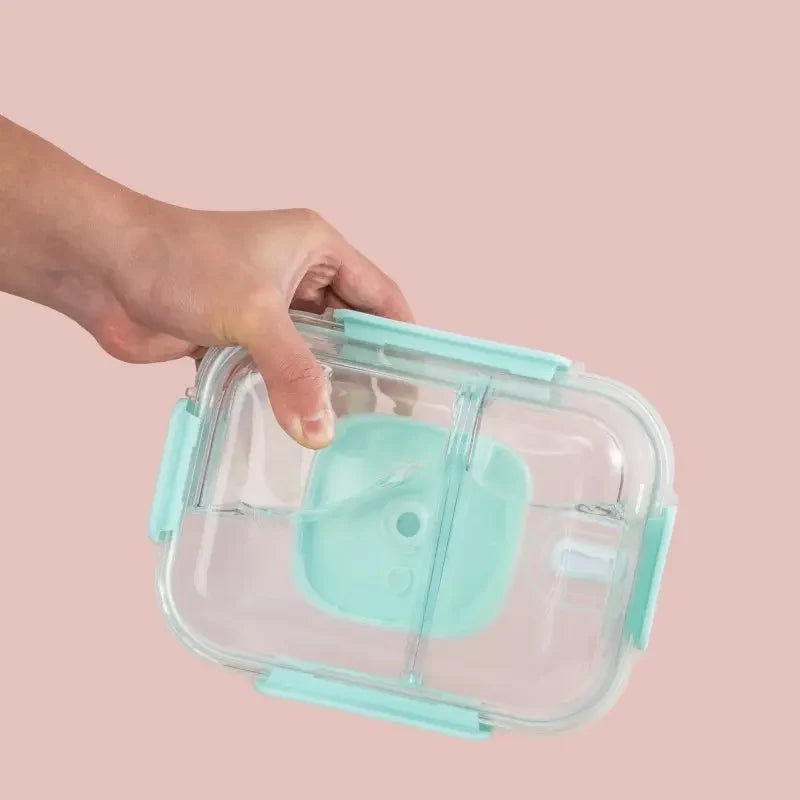 Reusable Borosilicate Glass Container Vacuum Lunch Box
