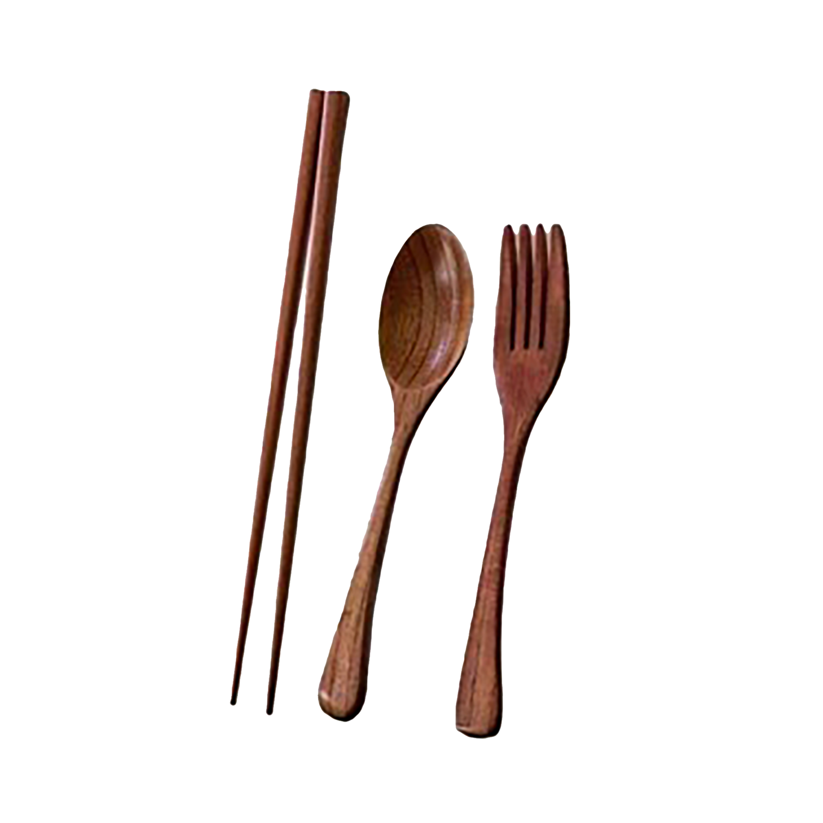 Reusable Wooden Cutlery Set