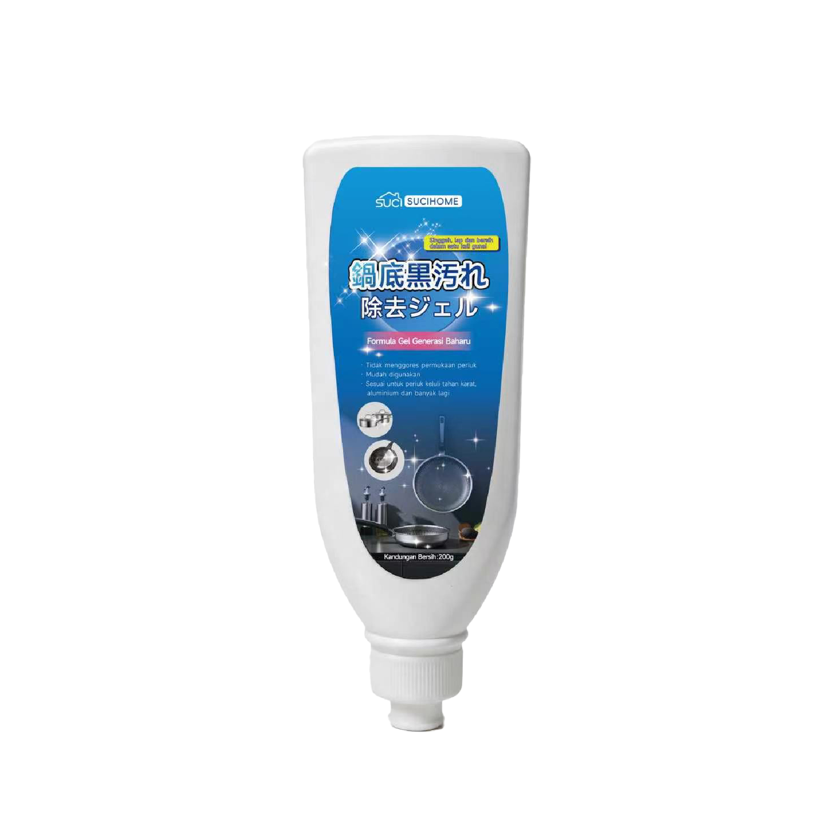 SUCIHOME Heavy Duty Pot Bottom Cleaner Gel