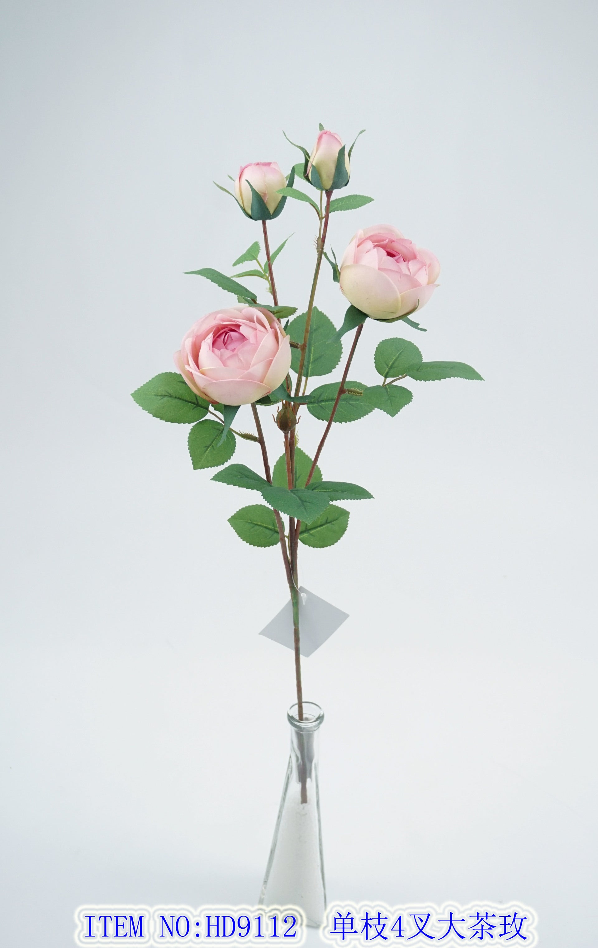 Single 4-prong tea rose