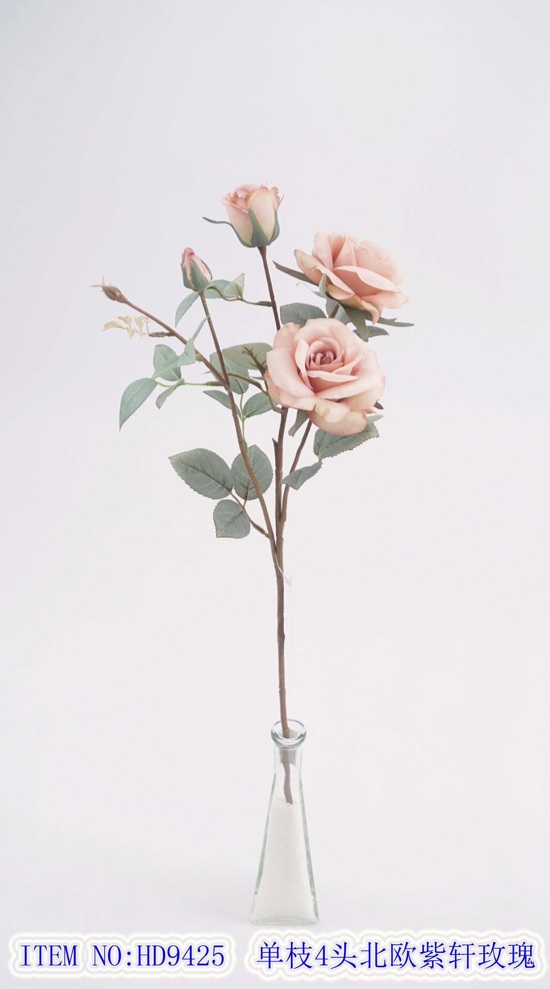 Single Branch 4 Nordic Zixuan Rose