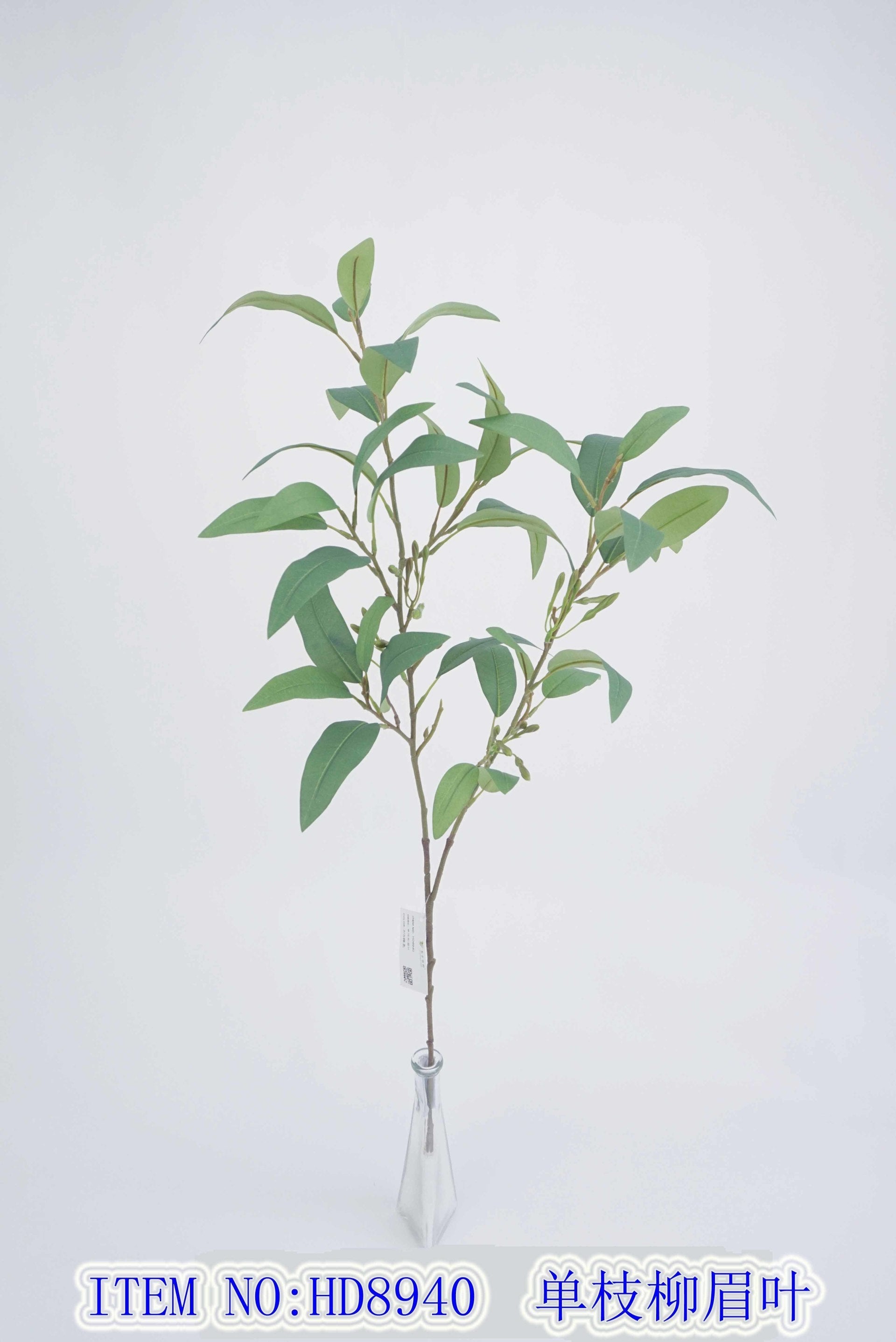 Single branch eyebrow leaf
