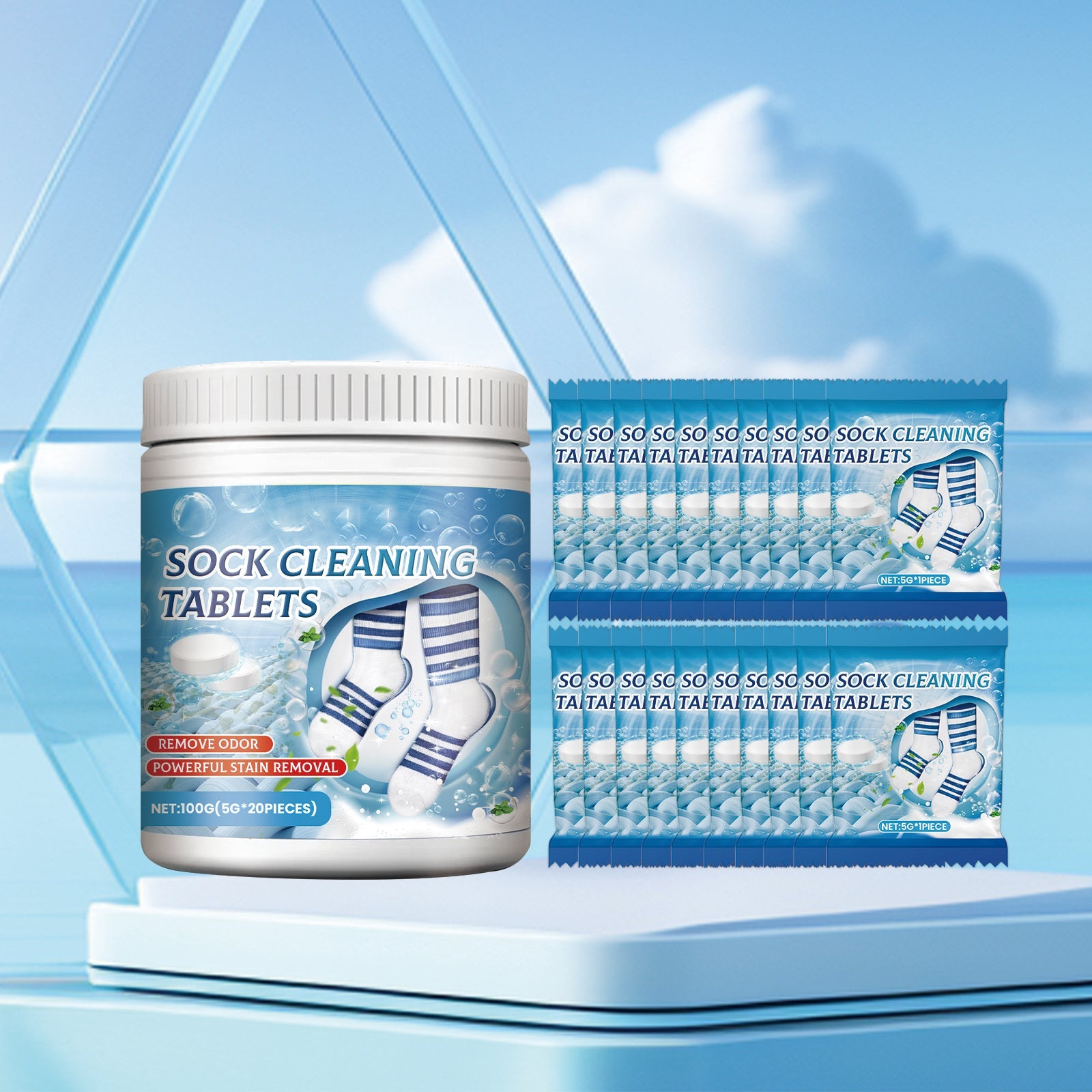 Socks Cleaning Tablets