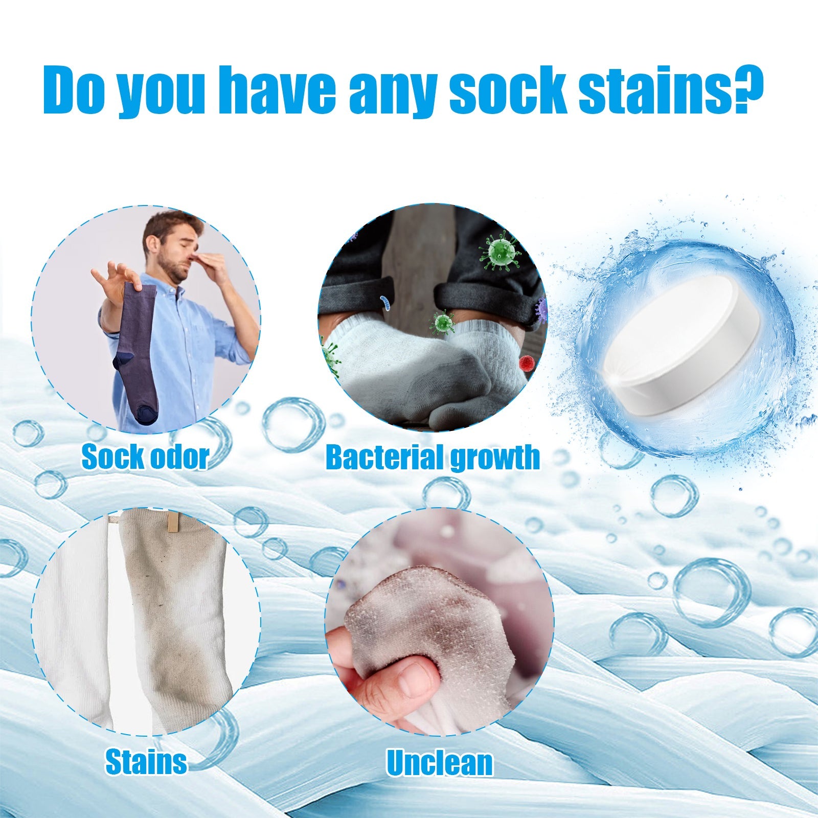 Socks Cleaning Tablets