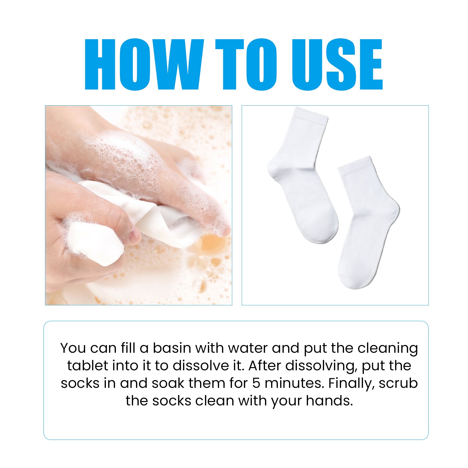 Socks Cleaning Tablets