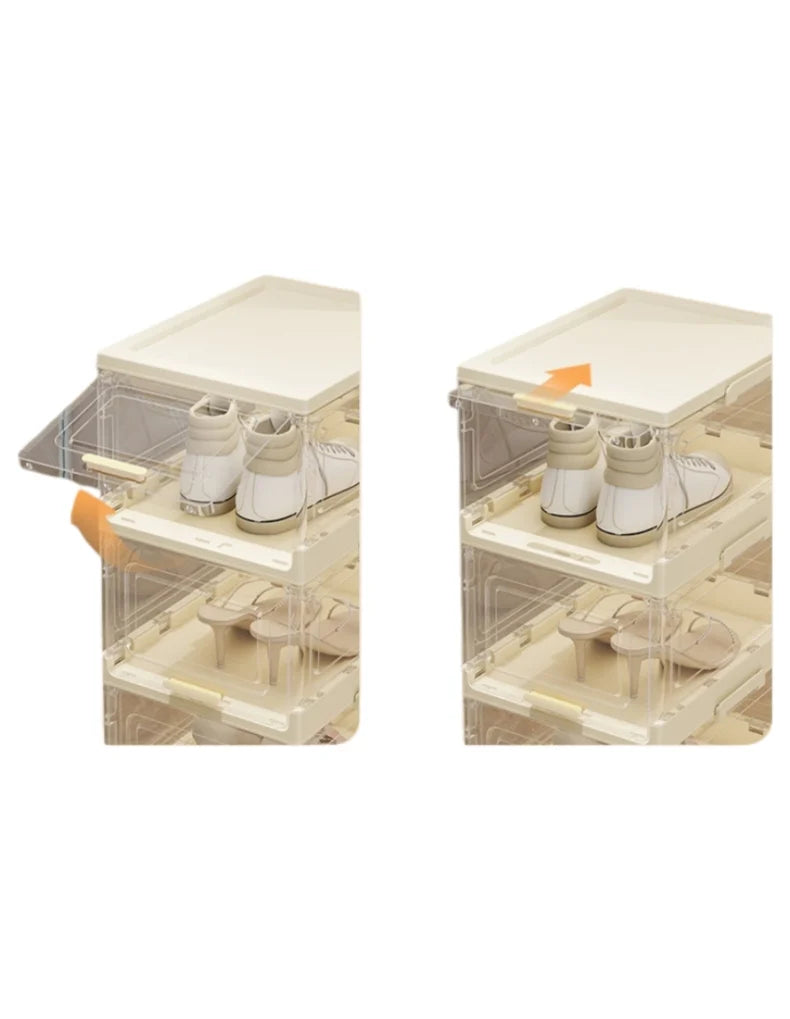 Space-Saving Shoe Storage Rack & Shoe Rack for Entryway Shoe Organization