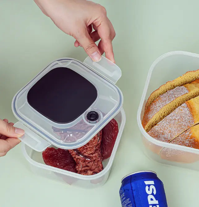 Square Plastic Vacuum Lunch Box | Freshness Upgraded | Healthy & Portable