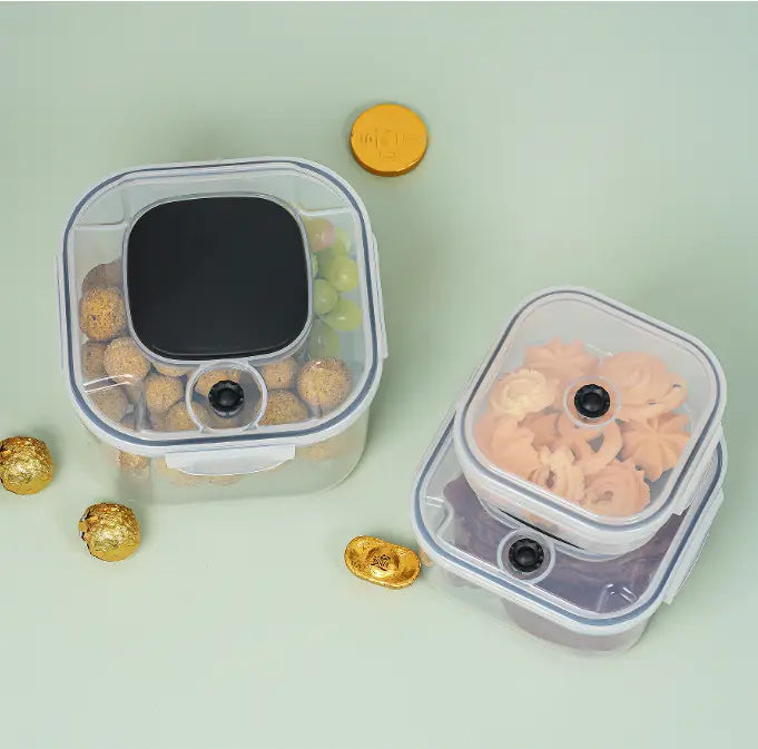 Square Plastic Vacuum Lunch Box | Freshness Upgraded | Healthy & Portable