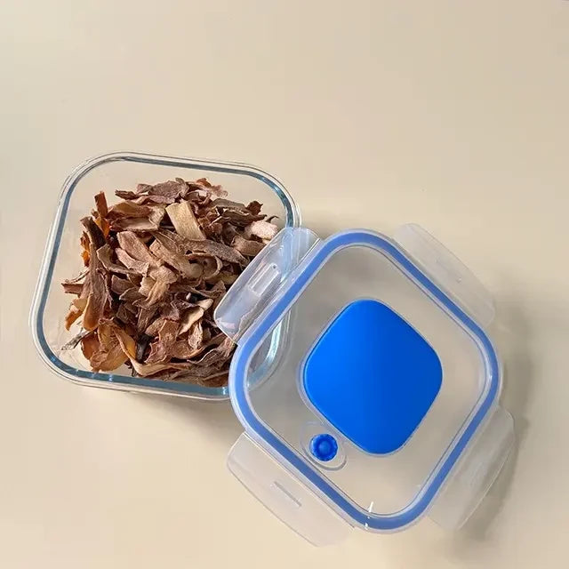 Square Press Type Vacuum Sealing Fresh Box with Leak-Proof Design for Optimal Food Freshness