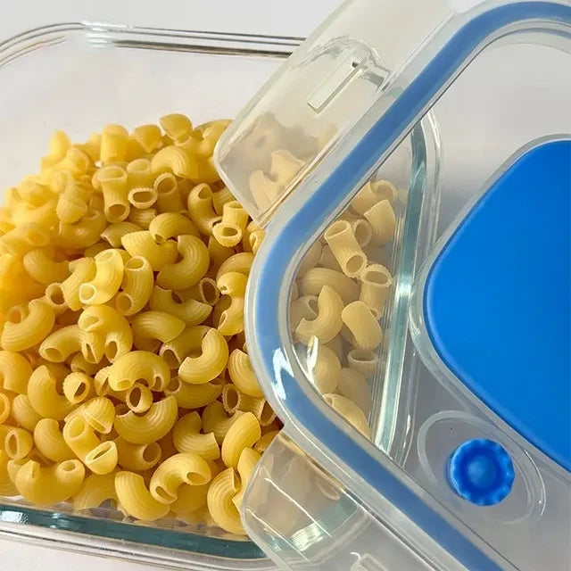 Square Press Type Vacuum Sealing Fresh Box with Leak-Proof Design for Optimal Food Freshness