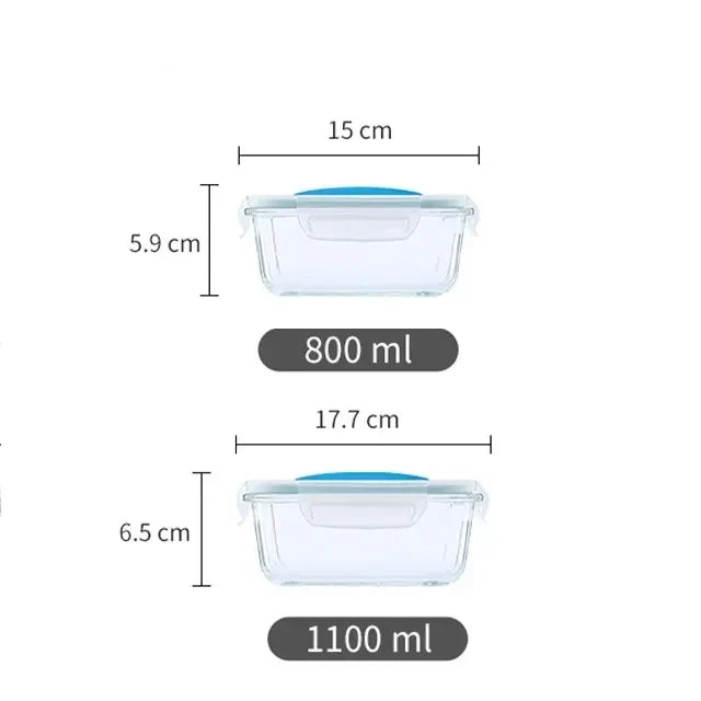 Square Press Type Vacuum Sealing Fresh Box with Leak-Proof Design for Optimal Food Freshness