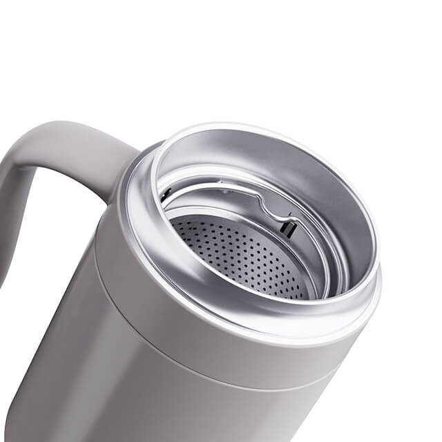 Stainless Steel Coffee Mug With Tea Infuser V838