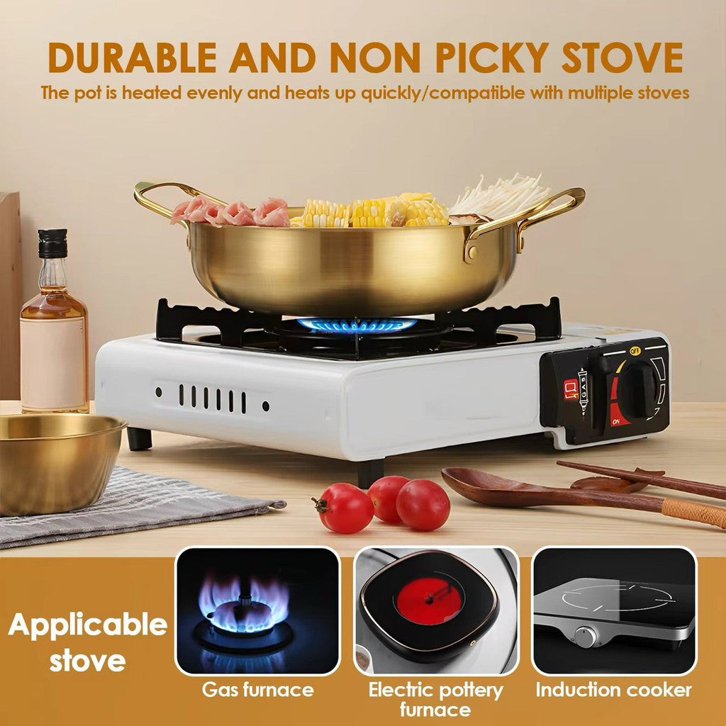 Stainless Steel Dry Pot Pan