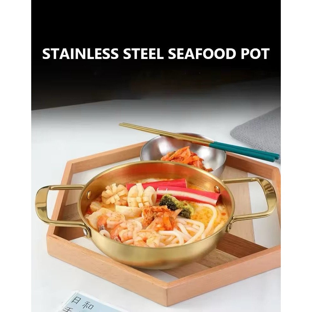 Stainless Steel Dry Pot Pan