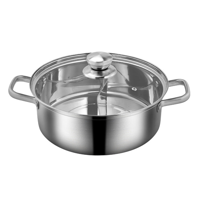 Stainless Steel Non-magnetic Thai-style 3.0 Double-Flavor Pot