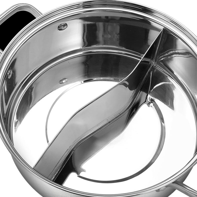 Stainless Steel Non-magnetic Thai-style 3.0 Double-Flavor Pot