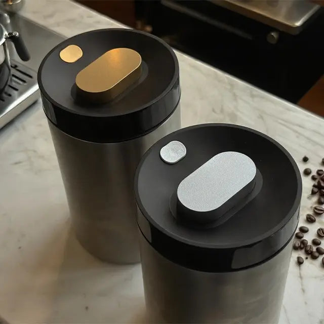 Stainless Steel Vacuum Storage Jar with Separate Release Button