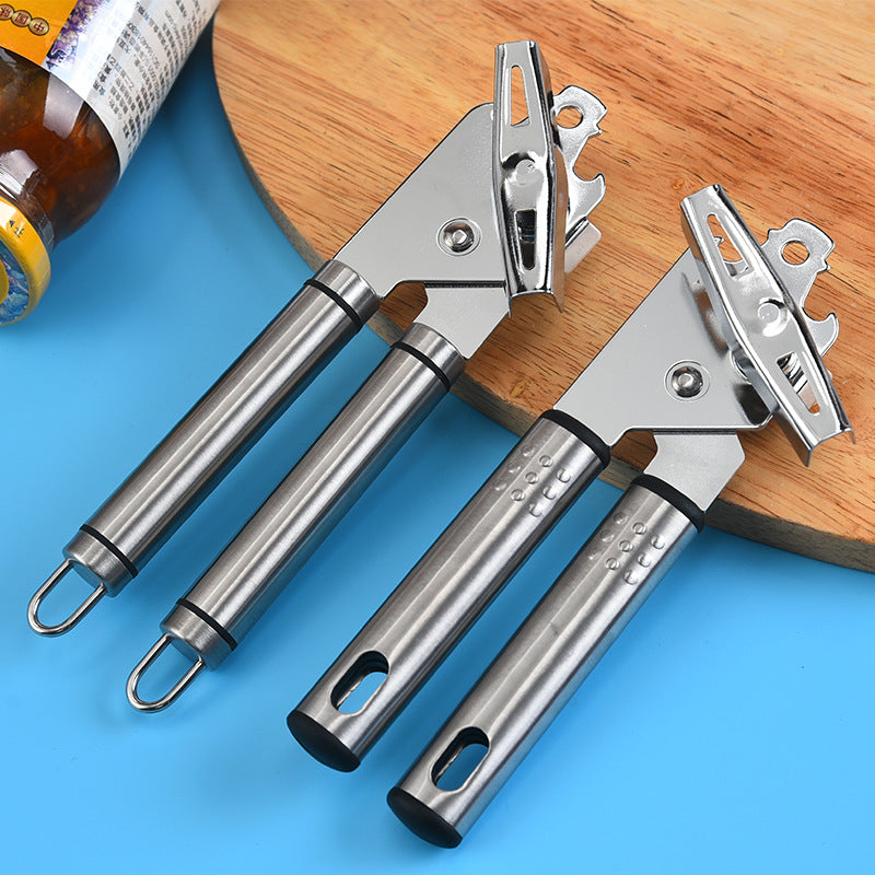 Stainless steel multifunctional can opener