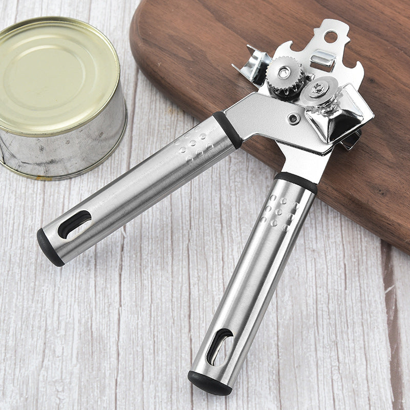 Stainless steel multifunctional can opener